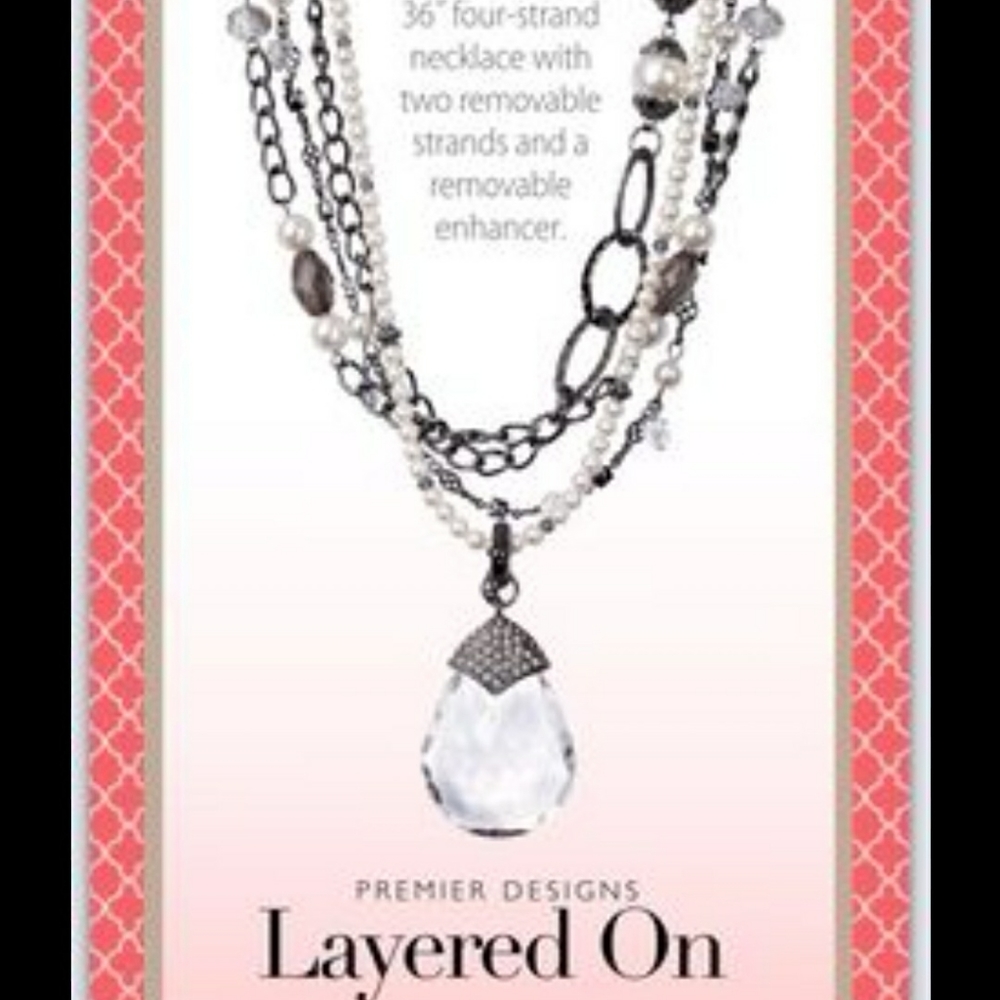 Premier Designs Necklace Layered on